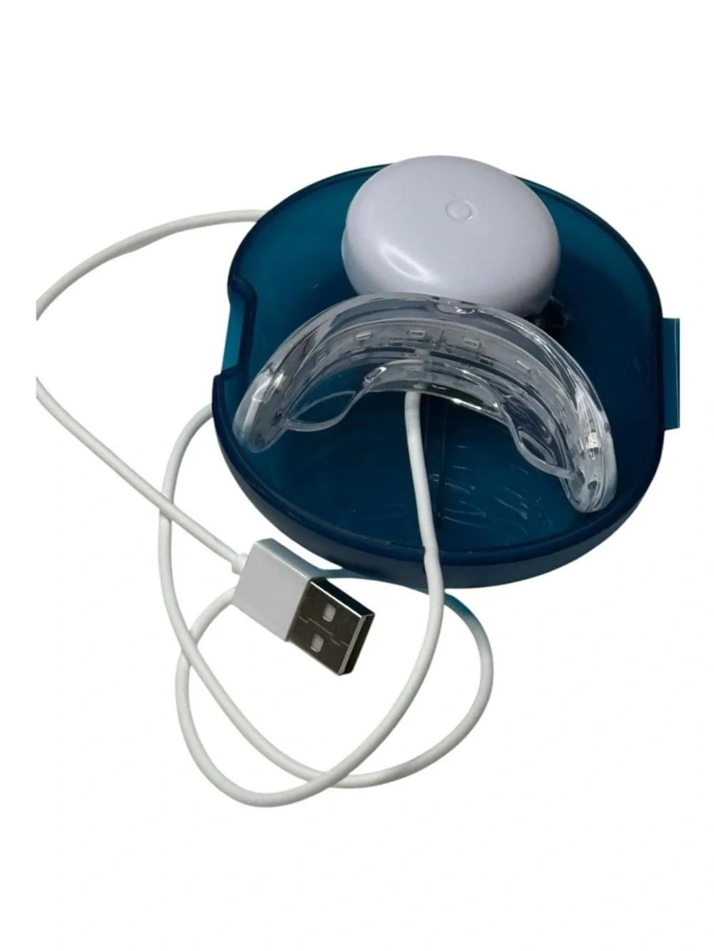 new Auraglow ☀︎︎ Powerful LED Tooth Whitening Device ☀︎︎ Blue Case ☀︎︎ No gels